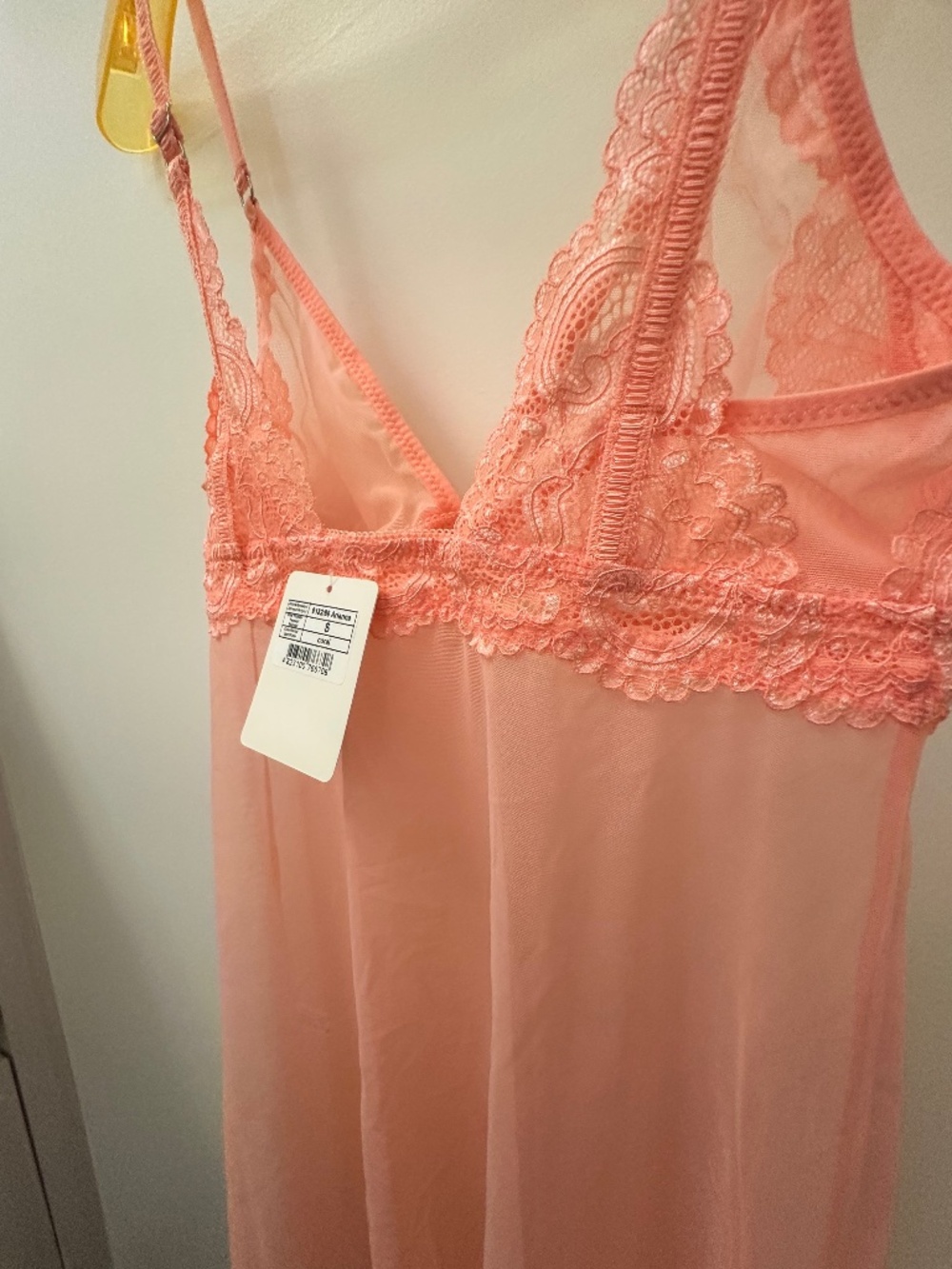 Brand Jasmine. Arianna women’s nightshirt. Color: A vibrant coral tone. Size S - Picture 4 of 10